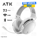 AUDIFONO ATK NEPTUNE N9 PRO | BLUETOOTH - INALAMBRICO | 7.1 | BLANCO| PRE-VENTA