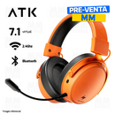 AUDIFONO ATK NEPTUNE N9 ULTRA | BLUETOOTH - INALAMBRICO | 7.1 | STELLAR ORANGE