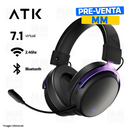 AUDIFONO ATK NEPTUNE N9 ULTRA | BLUETOOTH - INALAMBRICO | 7.1 | NEGRO-MORADO
