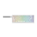 TECLADO MAGNÉTICO 8K IROK ND68 PRO | INGLES | SW-PURPLE | RGB | CABLEADO | BLANCO