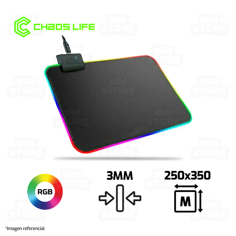 PAD MOUSE CHAOS LIFE | M | 250 X 350 MM | RGB