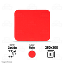 MOUSEPAD GENERICO | S | 250 X 200MM | ROJO