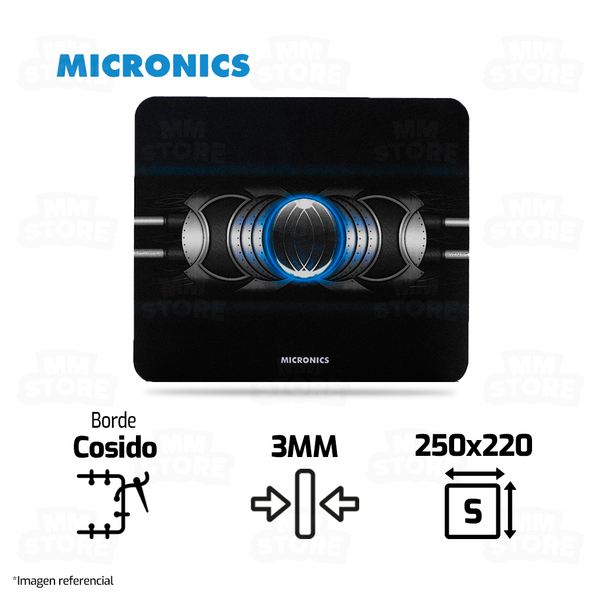 PAD MOUSE MICRONICS PADMOUSE 3 | S | 250 X 220MM