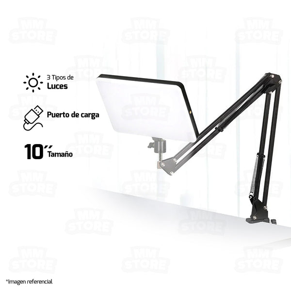 PANEL DE LUZ LED CON BRAZO MM-240 | 10,5" | CONTROL REMOTO