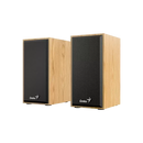 PARLANTE 2.0 GENIUS SP-HF180 | 3.5MM | USB | MADERA PINO