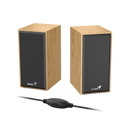 PARLANTE 2.0 GENIUS SP-HF180 | 3.5MM | USB | MADERA PINO