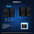 PARLANTE 2.0 MICRONICS BOSS MIC S305 | 3.5MM | USB