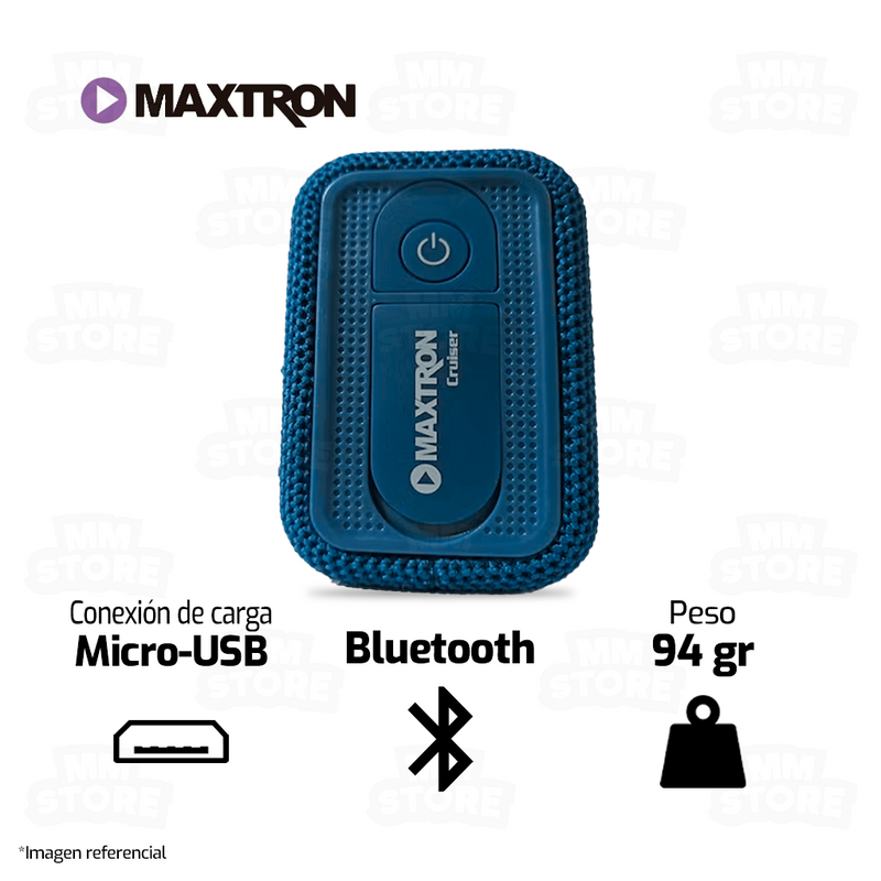 PARLANTE RECARGABLE MAXTRON CRUISER BLIJE MX500B