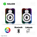 PARLANTE 2.0 HALION HA-S272 | BLUETOOTH  | USB | RGB