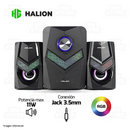 PARLANTE 2.1 HALION HA-S25 | 3.5MM | USB | RGB