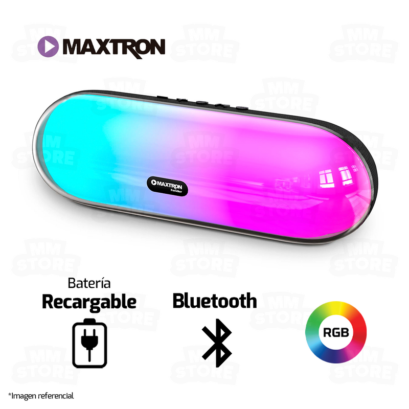 PARLANTE RECARGABLE MAXTRON FENDER MX502 | BLUETOOTH | RGB