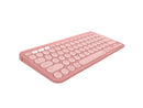 TECLADO LOGITECH PEBBLE 2 K380S | BLUETOOTH WIRELESS | ROSA