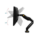 BRAZO - RACK PARA MONITOR NB ERGONOMIC F80 | HIDRAULICO | 17" - 30" | NEGRO