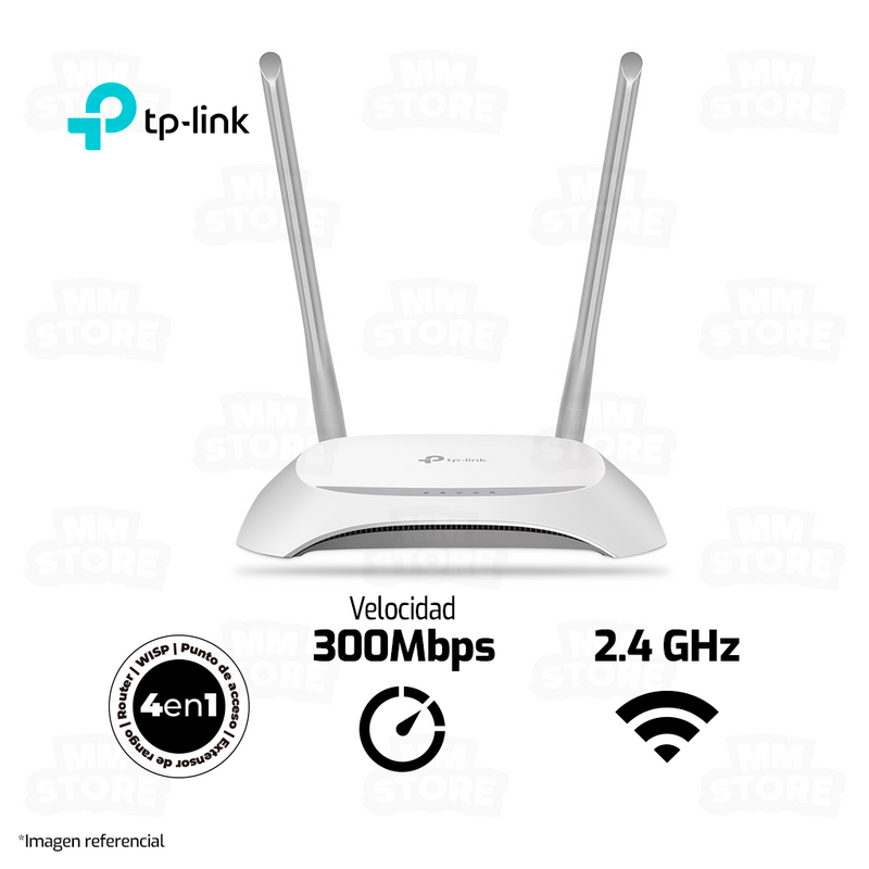 ROUTER TP-LINK TL-WR840N | 300Mbps | 2 ANTENAS