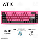 TECLADO ATK RS6 ULTRA | CABLEADO | MAGNETICO | SW ATK LEVIATHAN | RGB | ROSADO-NEGRO