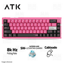 PRE-VENTA | TECLADO ATK RS6 ULTRA | INGLES | CABLEADO | MAGNETICO | SW TTC RGB MAGNETO | RGB | ROSADO-NEGRO