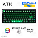 TECLADO ATK RS7 AIR | INGLES | MAGNETICO | CABLEADO | SW-LUCID BLADE | RGB | NEGRO