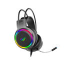 AUDIFONO AULA S608 | 3.5mm | RGB | ESTEREO | NEGRO