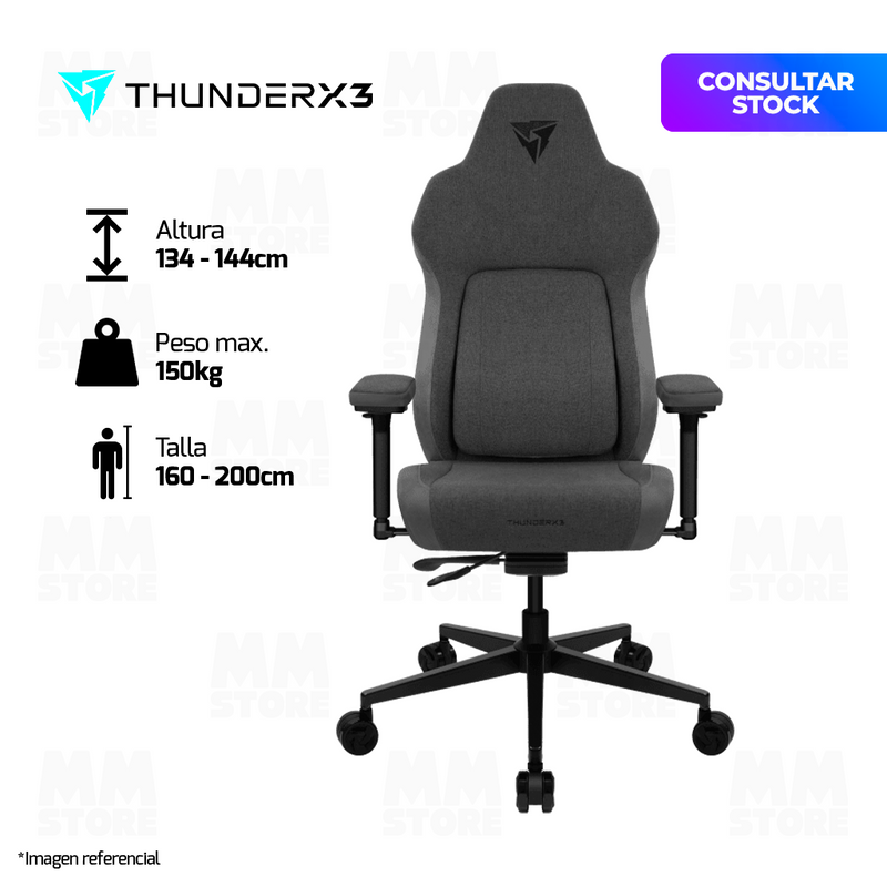 SILLA GAMER THUNDER X3 CORE | SMART LOFT | DARK GREY