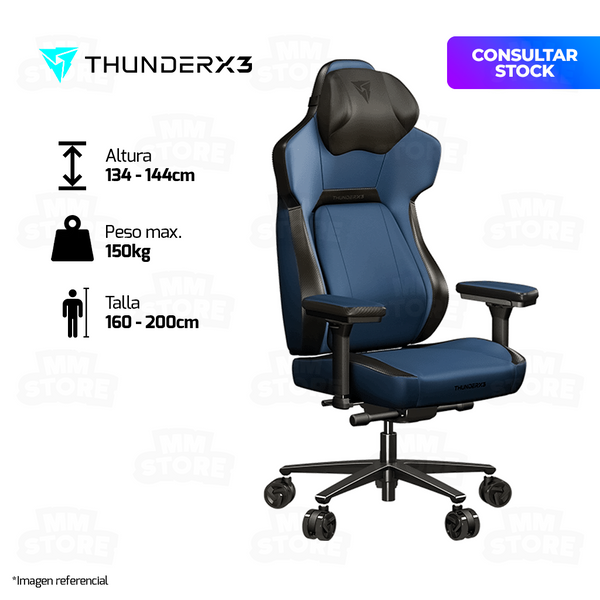 SILLA GAMER THUNDER X3 CORE | MODERN BLUE