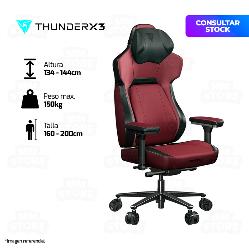 SILLA GAMER THUNDER X3 CORE | MODERN RED