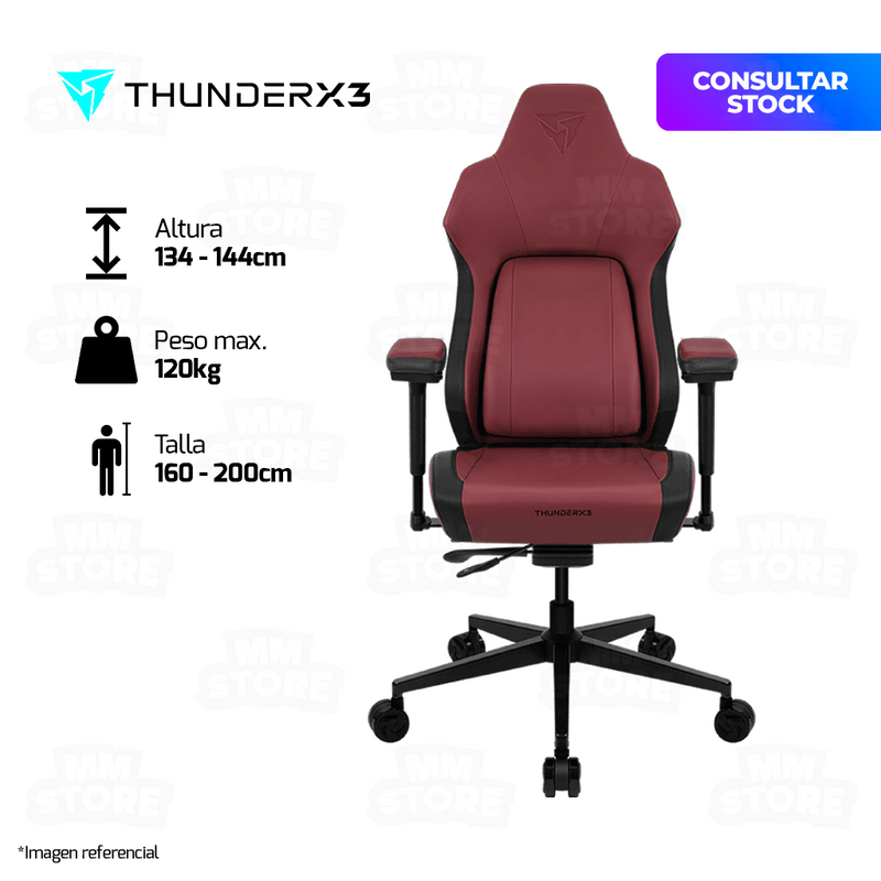 SILLA GAMER THUNDER X3 CORE | SMART MODERN RED