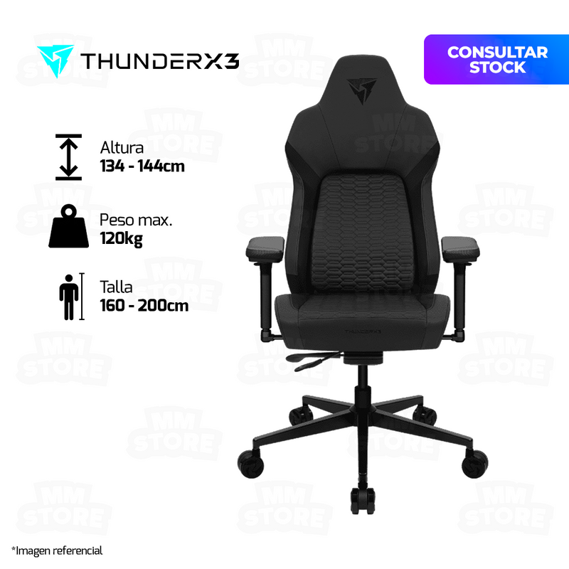 SILLA GAMER THUNDER X3 CORE | SMART RACER BLACK