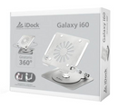 SOPORTE PARA LAPTOP IDOCK GALAXY I60 360° | ALUMINIO | PLATEADO