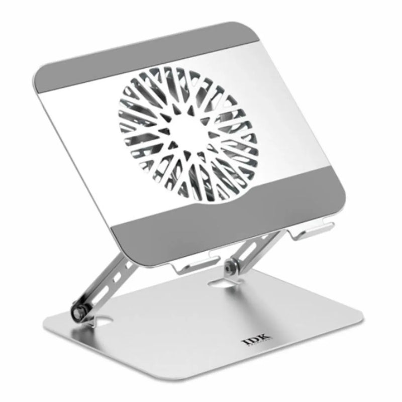 SOPORTE PARA LAPTOP IDK PREMIUM W300 | 1 VENTILADOR | PLATEADO