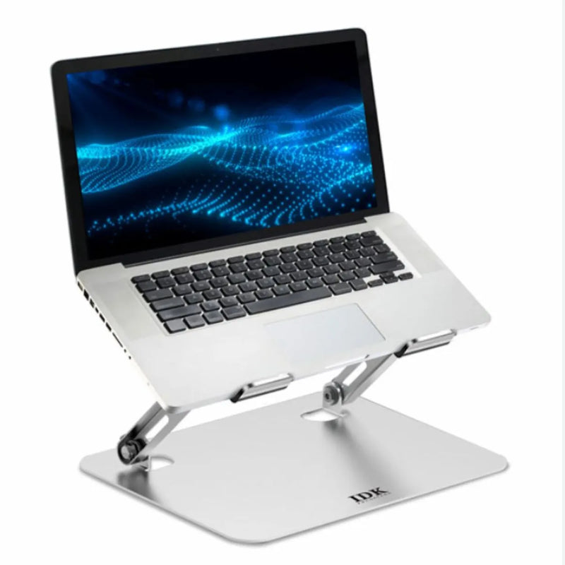 SOPORTE PARA LAPTOP IDK PREMIUM W300 | 1 VENTILADOR | PLATEADO