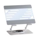 SOPORTE PARA LAPTOP CYBERCOOL HA-A17 | METALIZADO | PLATEADO