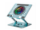 SOPORTE PARA LAPTOP IDOCK INNOVA I15 360° | ALUMINIO | PLATEADO | RGB