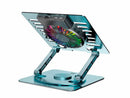 SOPORTE PARA LAPTOP IDOCK INNOVA I15 360° | ALUMINIO | PLATEADO | RGB