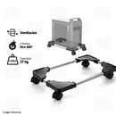 SOPORTE - STAND PARA CPU CON RUEDAS ZJ-01