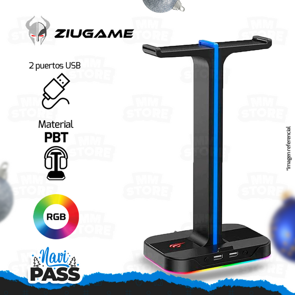 SOPORTE AUDIFONO ZIUGAME MITTEL ZGM-H101 | RGB