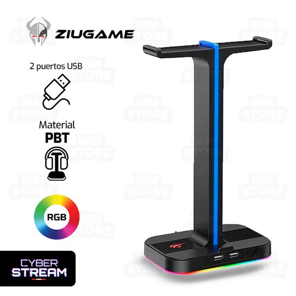 SOPORTE AUDIFONO ZIUGAME MITTEL ZGM-H101 | RGB