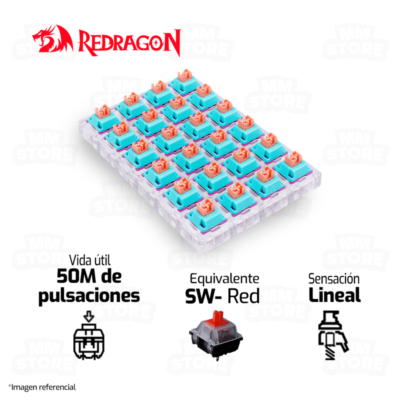 SWITCH REDRAGON A113 BULLET RED