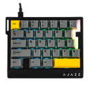 PRE-VENTA | TECLADO AJAZZ 8K AK029 | INGLES | SW-ICE ISLAND | RGB | NEGRO-AMARILLO