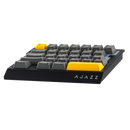 PRE-VENTA | TECLADO AJAZZ 8K AK029 | INGLES | SW-ICE ISLAND | RGB | NEGRO-AMARILLO
