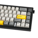 TECLADO AJAZZ AK650 | INALAMBRICO | RGB | SW-DREAM| NEGRO-GRIS-AMARILLO