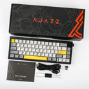 TECLADO AJAZZ AK650 | INALAMBRICO | RGB | SW-DREAM| NEGRO-GRIS-AMARILLO