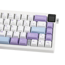 TECLADO AJAZZ AK650 | INALAMBRICO | RGB | SW-DREAM WEAVER | MORADO-BLANCO-AZUL