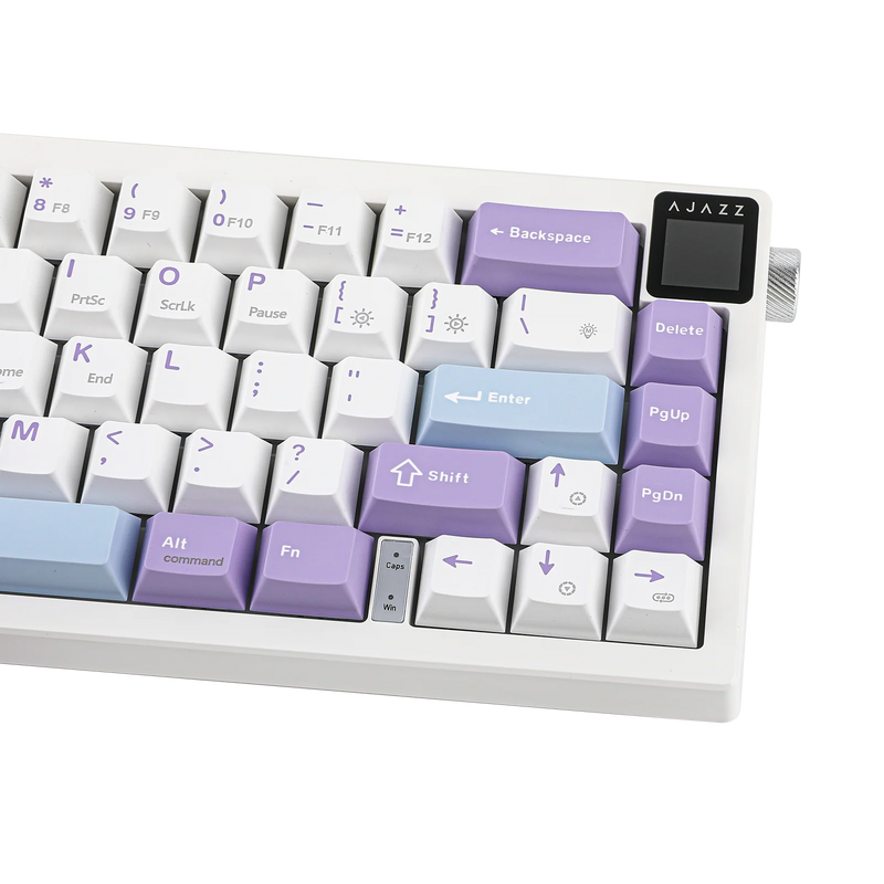 TECLADO AJAZZ AK650 | INALAMBRICO | RGB | SW-DREAM WEAVER | MORADO-BLANCO-AZUL