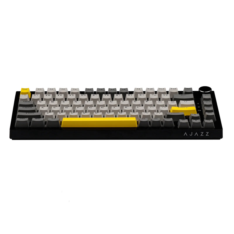 TECLADO AJAZZ AK820 | ING | CABLEADO | RGB | SW-MOON | GRIS-BLANCO-AMARILLO