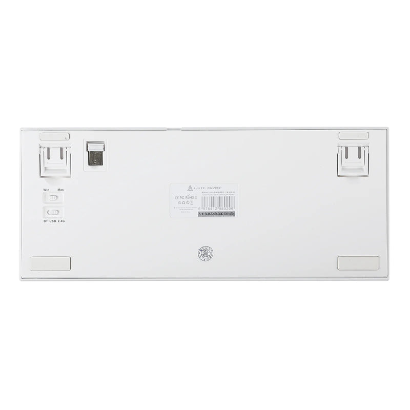 TECLADO AJAZZ AK820 PRO | INALAMBRICO | RGB | SW-GIFT | MORADO-BLANCO-AZUL