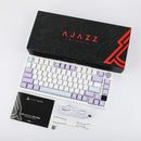 TECLADO AJAZZ AK820 PRO | INALAMBRICO | RGB | SW-GIFT | MORADO-BLANCO-AZUL