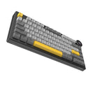 PRE-VENTA | TECLADO AJAZZ AK820 V2 | INGLES | INALAMBRICO | SW-WHITE PEACH |  GRIS-NEGRO-AMARILLO | 6 MESES