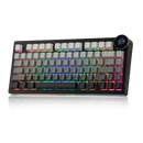 PRE-VENTA | TECLADO AJAZZ AK820 V2 | INGLES | INALAMBRICO | SW-WHITE PEACH | NEGRO DEGRADADO