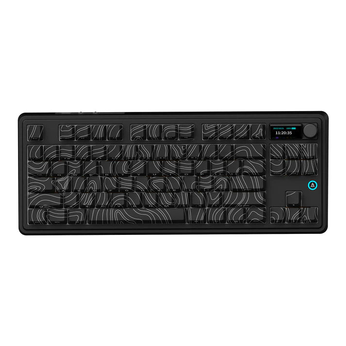 TECLADO AJAZZ AK870 PLUS | INALAMBRICO | RGB | MECANICO | SW-FLAMING RED | NEGRO