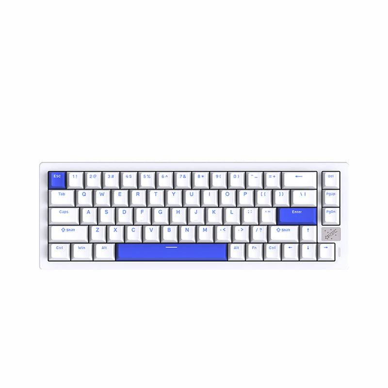 TECLADO ATK 68 V2 PRO | CABLEADO | MAGNETICO | SW GATERON JADE | RGB | BLANCO - AZUL